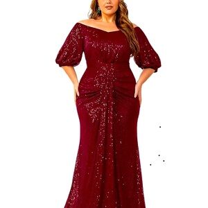 NWT plus suzed evening gown
